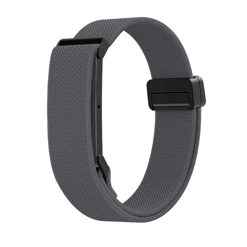 Bandz Fitbit Air Nylonarmband mit D-Schnalle (Dunkelgrau)