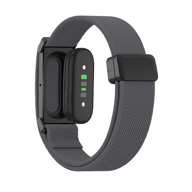 Bandz Fitbit Air Nylonarmband mit D-Schnalle (Dunkelgrau)