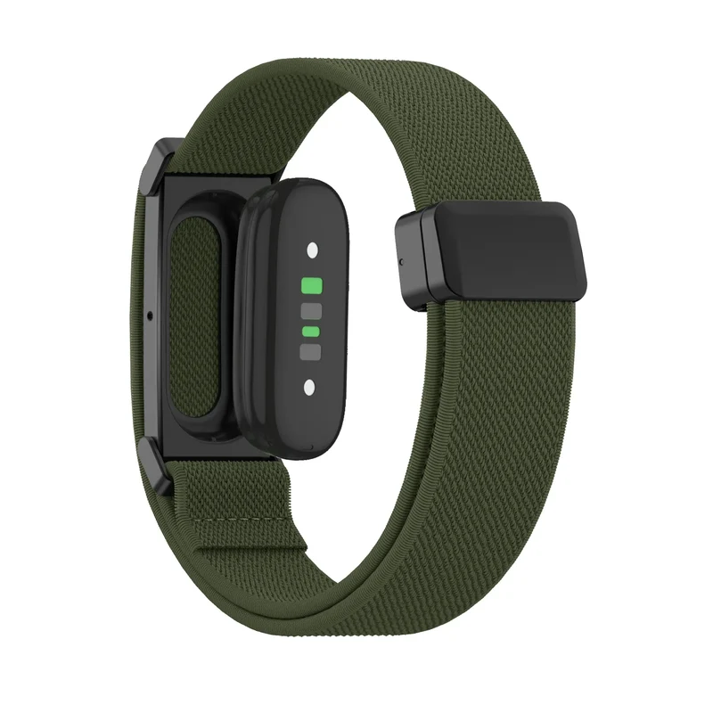 Bandz Fitbit Air Nylonarmband mit D-Schnalle (Armeegrün)