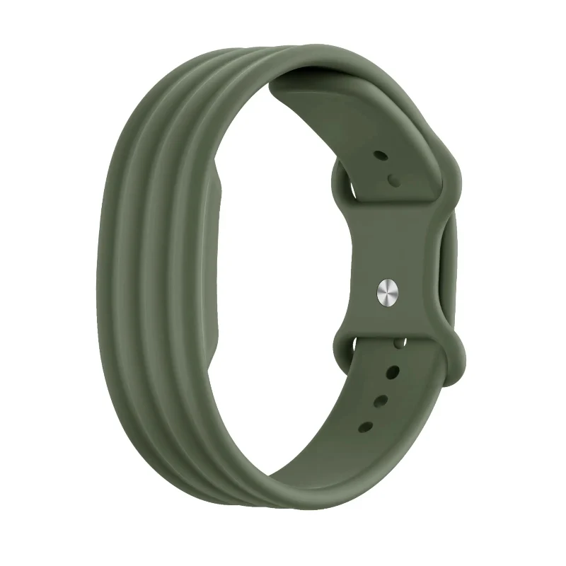 Bandz Fitbit Air Silikonarmband 'Classic' (Armeegrün)