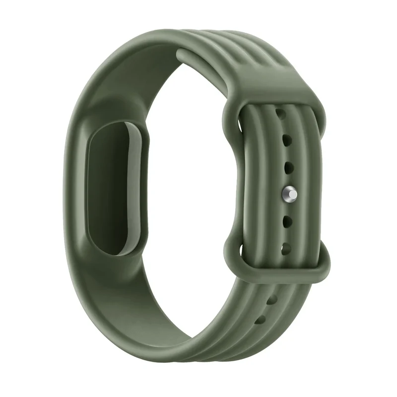 Bandz Fitbit Air Silikonarmband 'Classic' (Armeegrün)