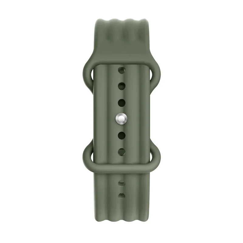 Bandz Fitbit Air Silikonarmband 'Classic' (Armeegrün)