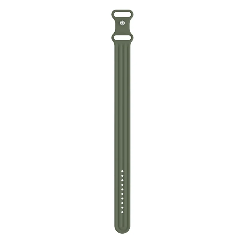 Bandz Fitbit Air Silikonarmband 'Classic' (Armeegrün)