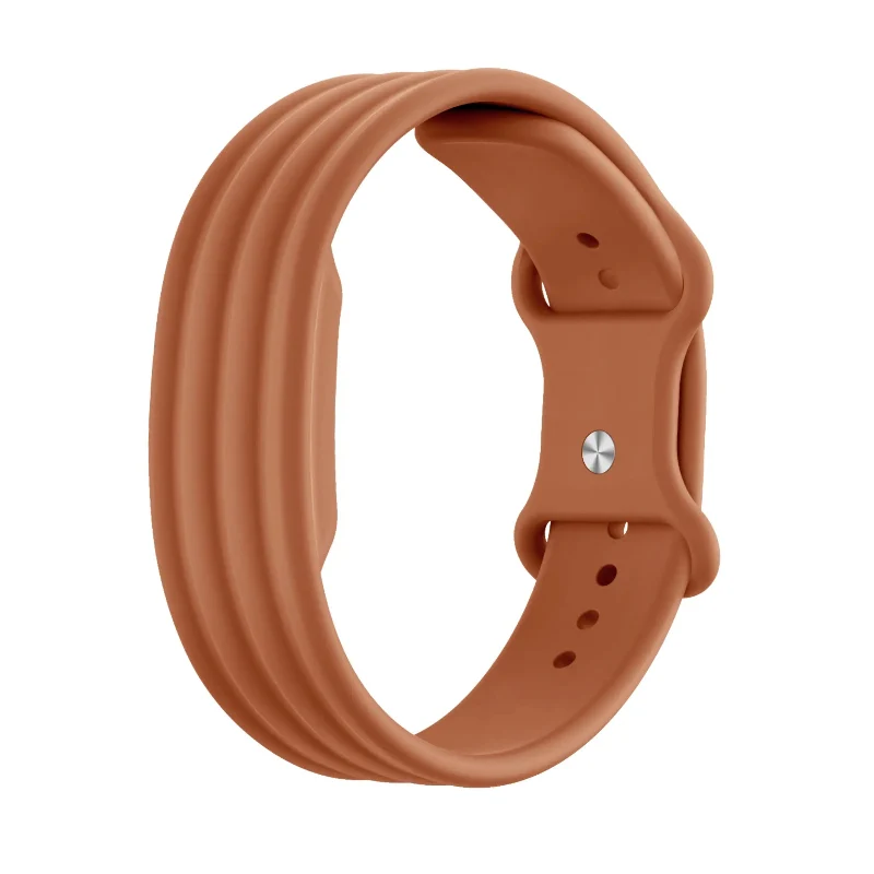 Bandz Fitbit Air Silikonarmband 'Classic' (Dunkelorange)