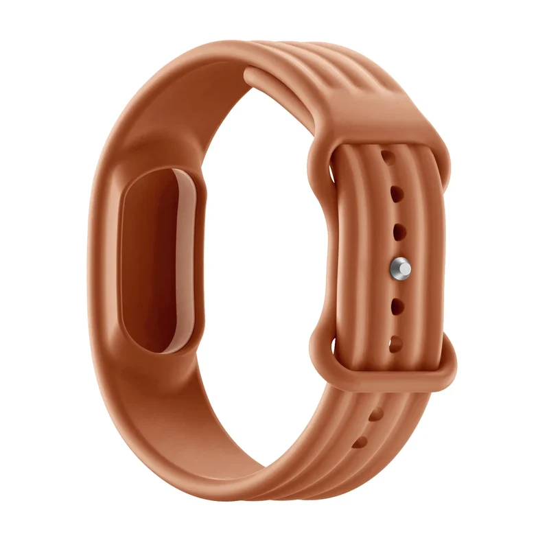 Bandz Fitbit Air Silikonarmband 'Classic' (Dunkelorange)