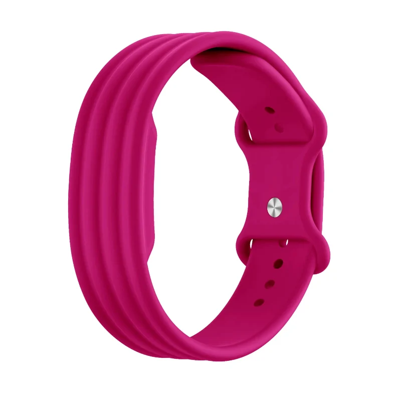 Bandz Fitbit Air Silikonarmband 'Classic' (Weinrot)