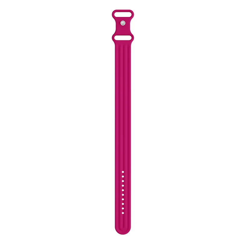 Bandz Fitbit Air Silikonarmband 'Classic' (Weinrot)
