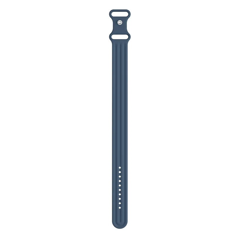 Bandz Fitbit Air Silikonarmband 'Classic' (Graublau)