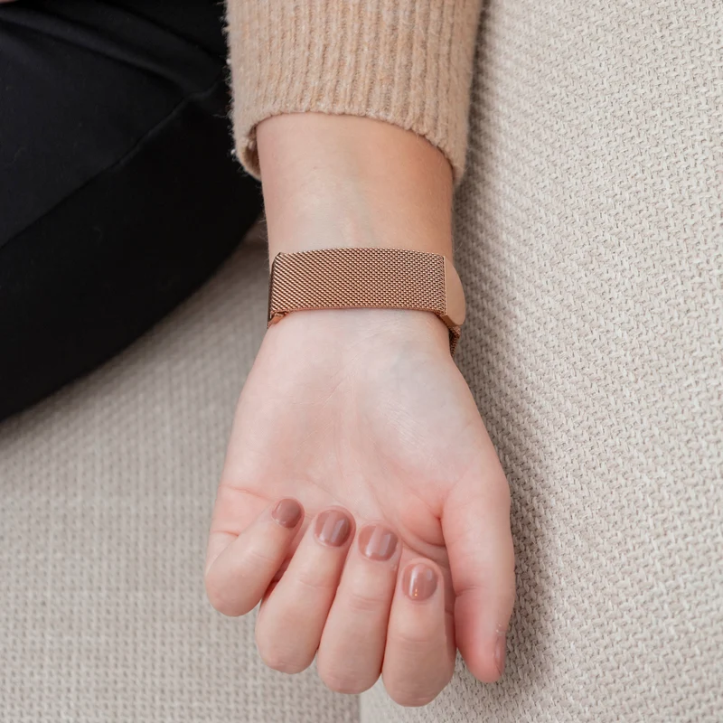 Zenwatch Lily Milanese Armband (Roségold)