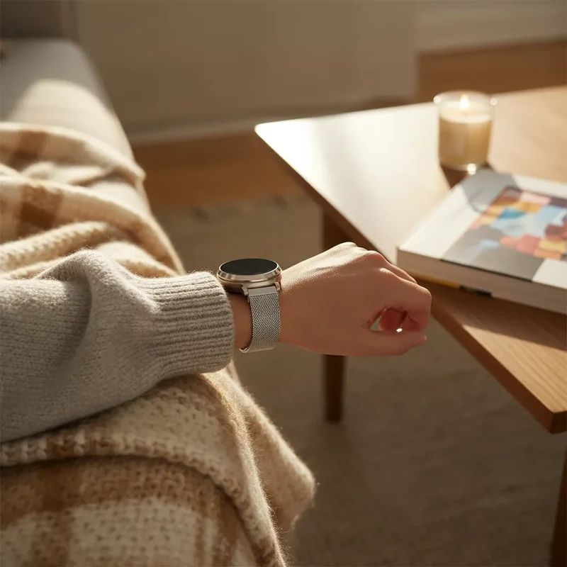 Zenwatch Lily Milanese Armband (Polarstern)