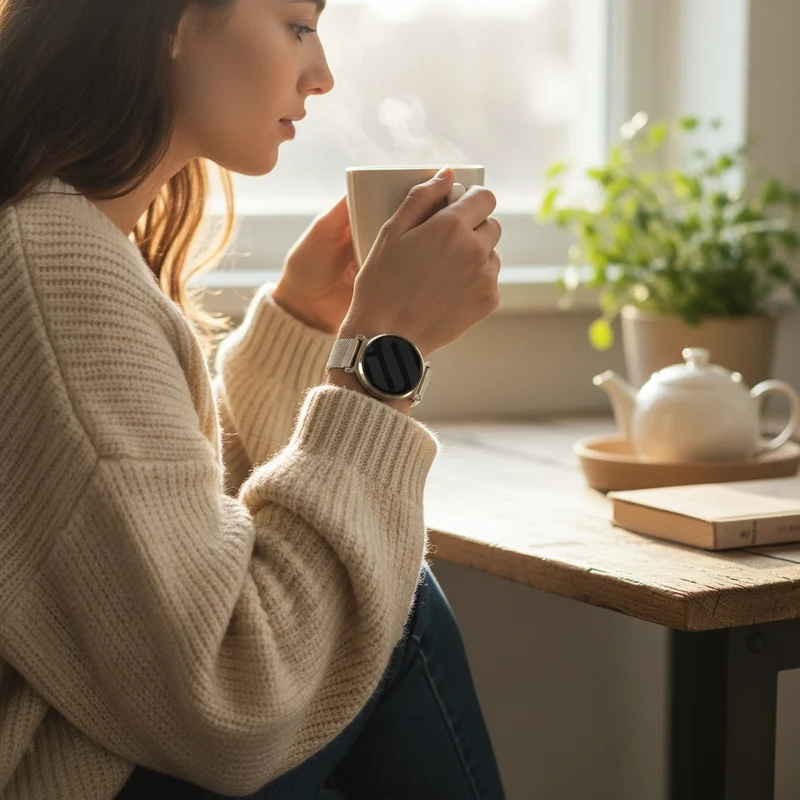 Zenwatch Lily Milanese Armband (Champagner Gold)
