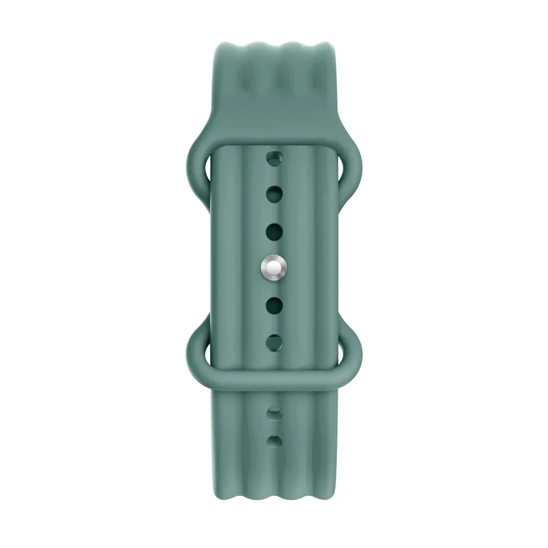 Bandz Fitbit Air Silikonarmband 'Classic' (Viridiangrün)