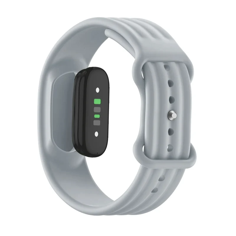 Bandz Fitbit Air Silikonarmband 'Classic' (Grau)