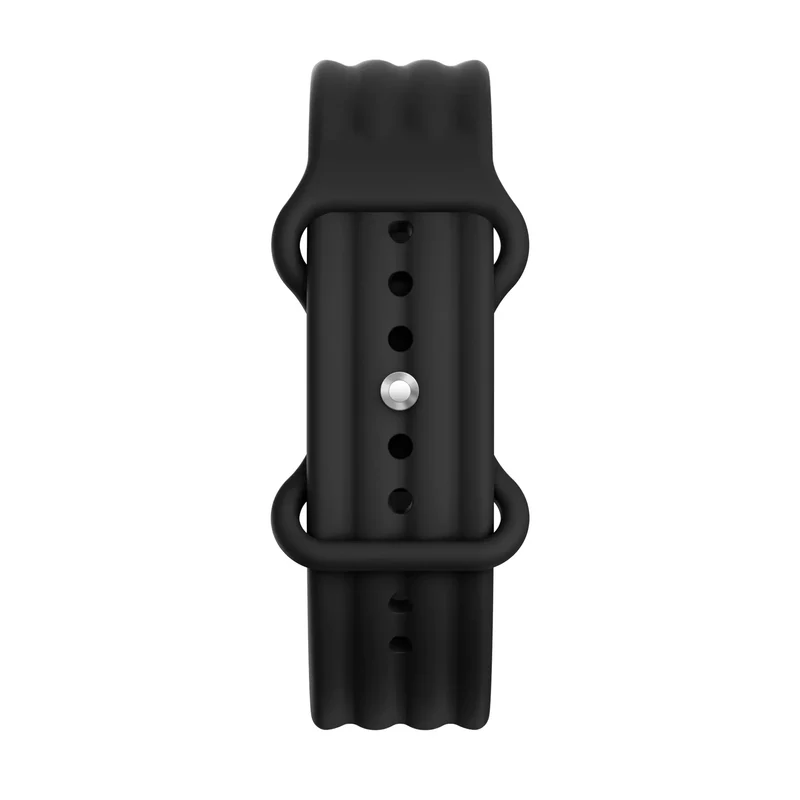 Bandz Fitbit Air Silikonarmband 'Classic' (Schwarz)