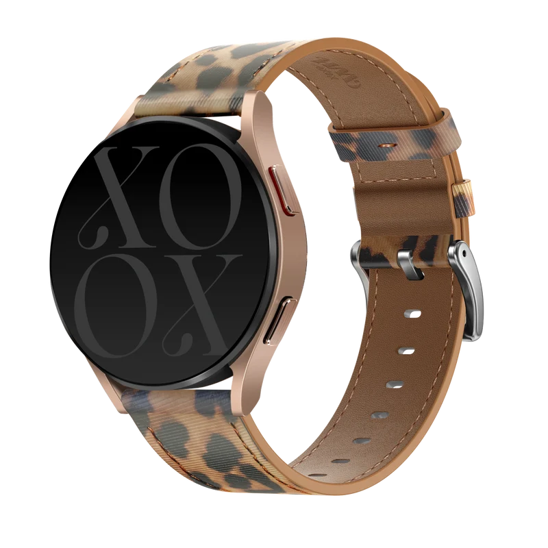 xoxo Wildhearts Garmin Approach S12 Lederarmband (Leopard)
