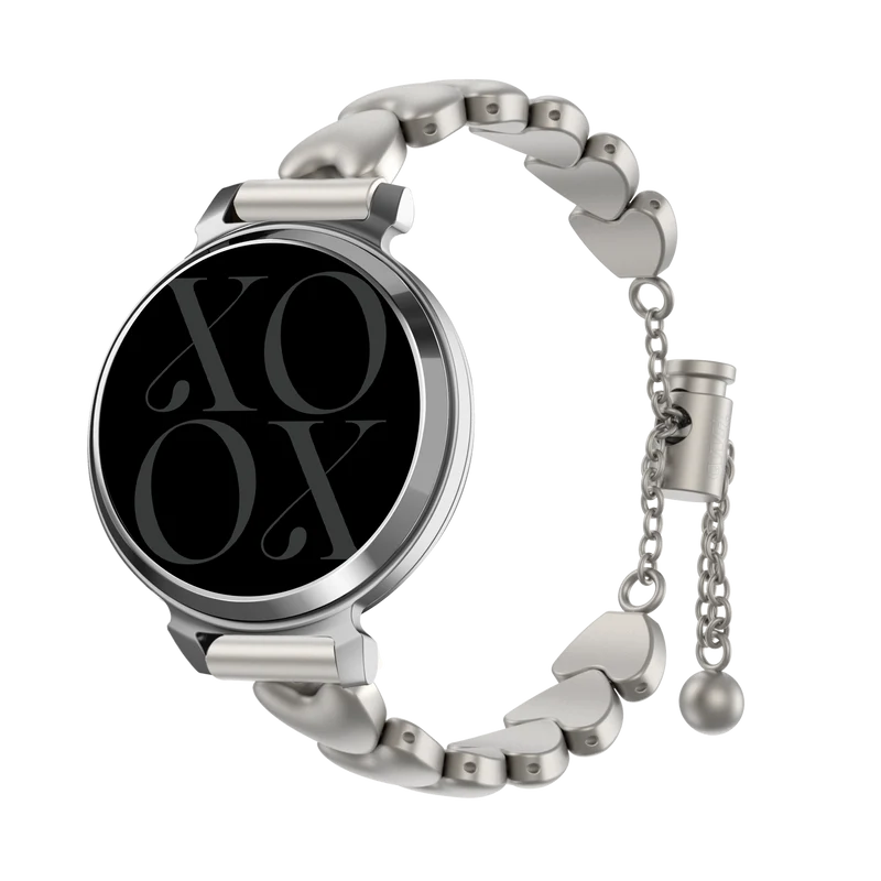 xoxo Wildhearts Garmin Lily 2 Stahlarmband 'Hearts' (Polarstern)