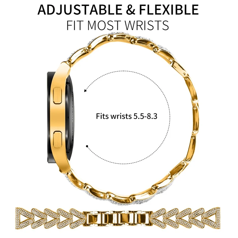Bemerkenswert Prächtig Samsung Galaxy Watch 4 (40mm) / Samsung Galaxy Watch 4 (44mm) Metall Universell Armband