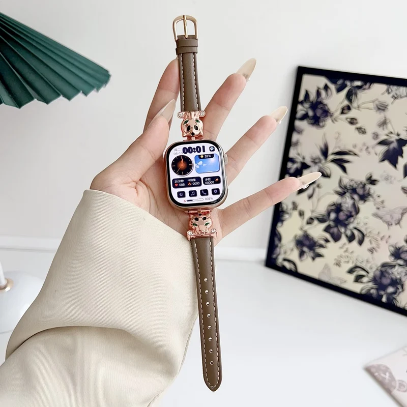 Klassisch Apple Smartwatch Kunstleder Universell Armband