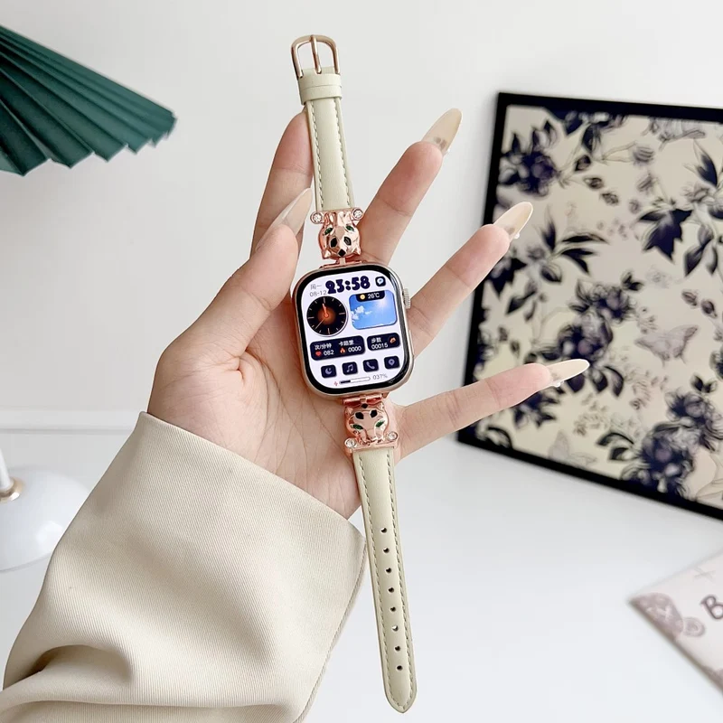 Klassisch Apple Smartwatch Kunstleder Universell Armband