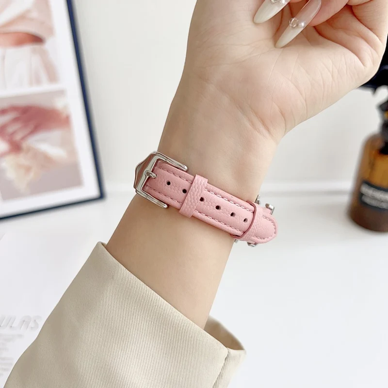Super Sympathisch Apple Smartwatch Kunstleder Universell Armband