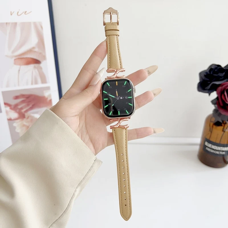 Super Sympathisch Apple Smartwatch Kunstleder Universell Armband