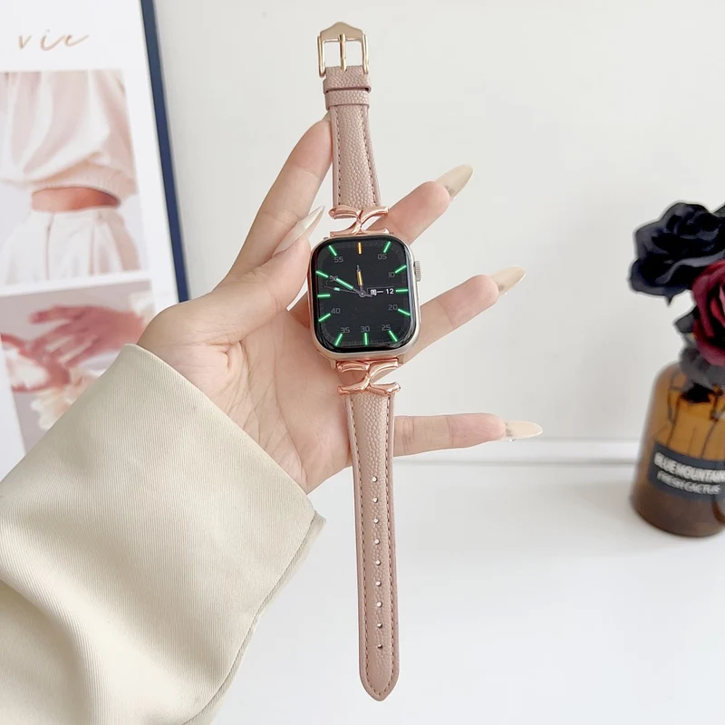 Super Sympathisch Apple Smartwatch Kunstleder Universell Armband