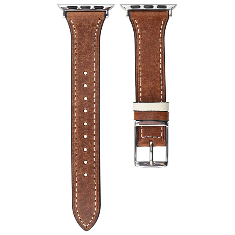 Modisch Apple Smartwatch Echtes Leder Universell Armband