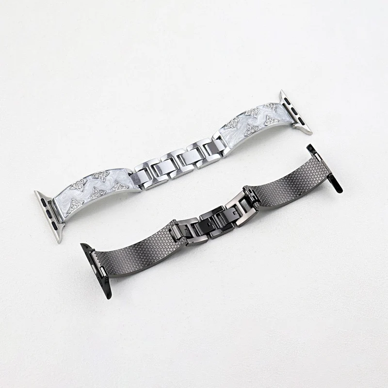 Auffallend Süß Apple Smartwatch Metall Universell Armband