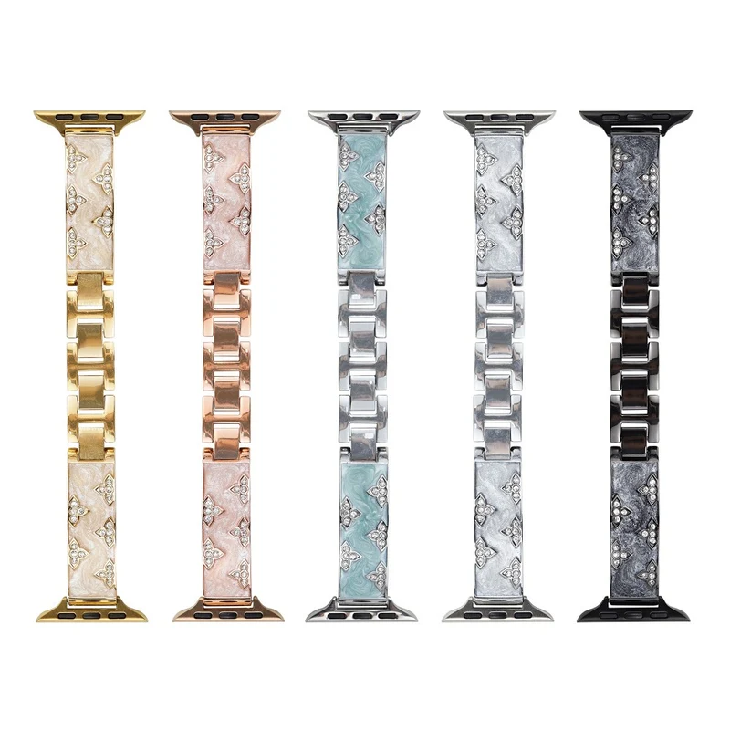 Auffallend Süß Apple Smartwatch Metall Universell Armband