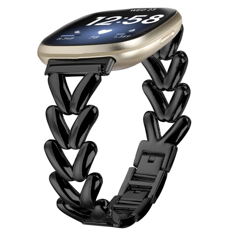 Absolut Langlebig Fitbit Versa 4 / Fitbit Sense 2 Metall Universell Armband
