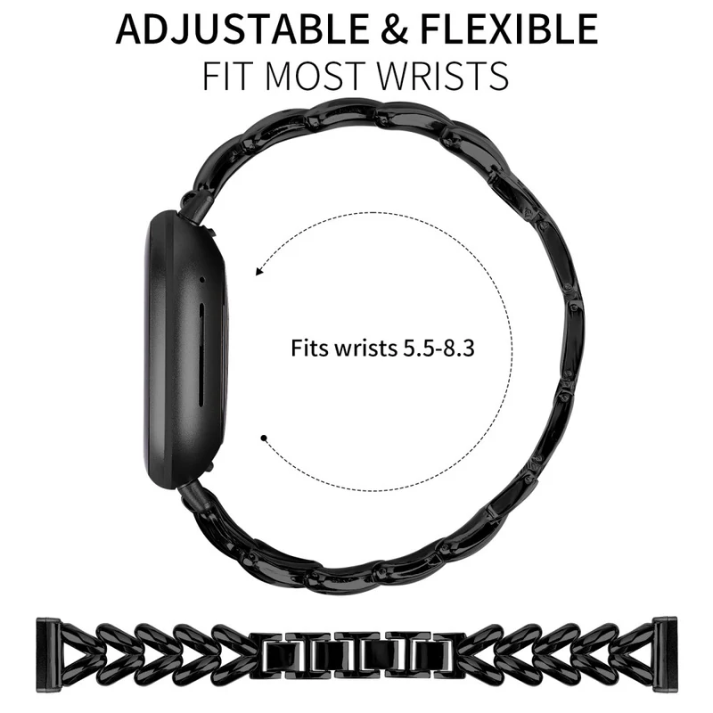 Absolut Langlebig Fitbit Versa 4 / Fitbit Sense 2 Metall Universell Armband