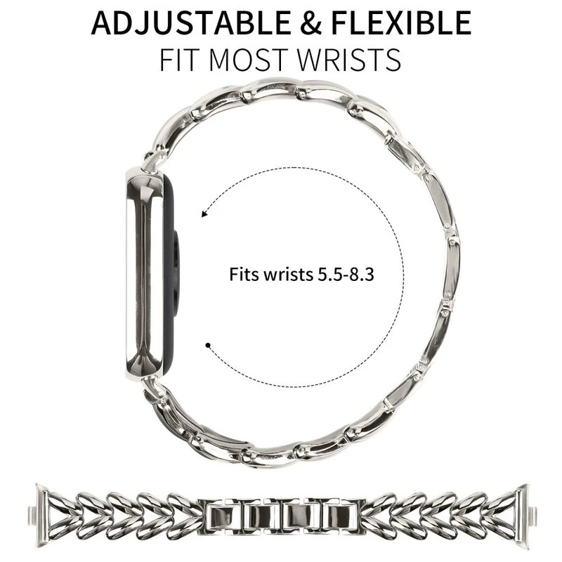 Elegant Xiaomi Smart Band 8 Pro Metall Armband