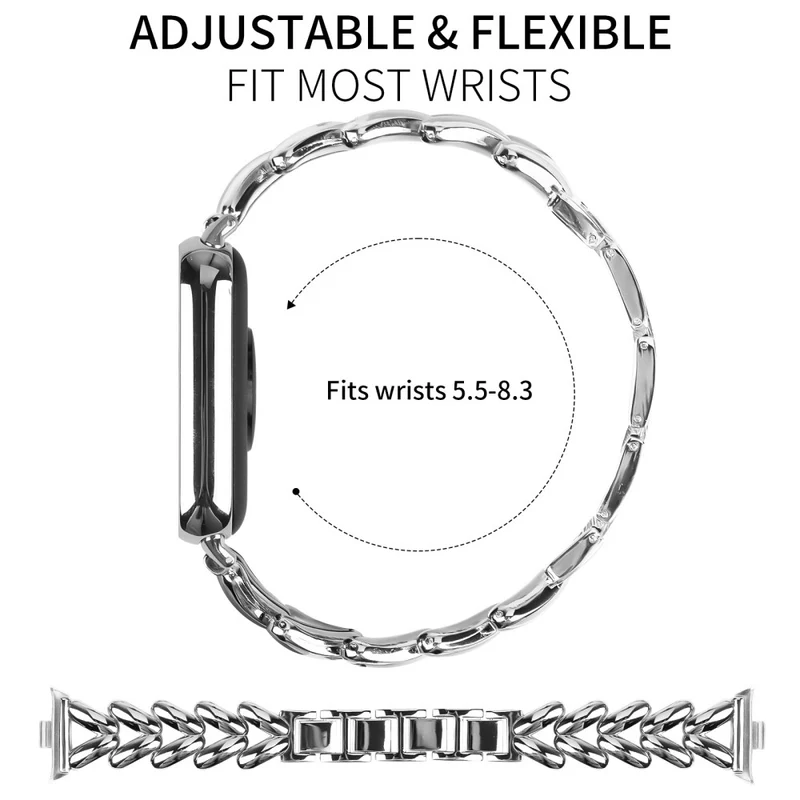 Elegant Xiaomi Smart Band 8 Pro Metall Armband