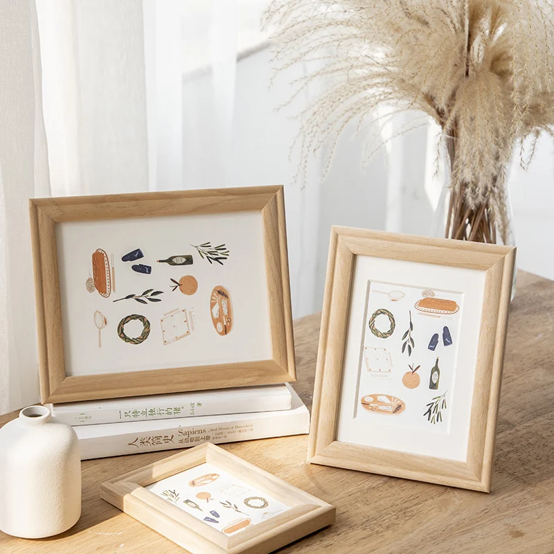 Dekorative gerahmte botanische Kunstdruck für Zuhause