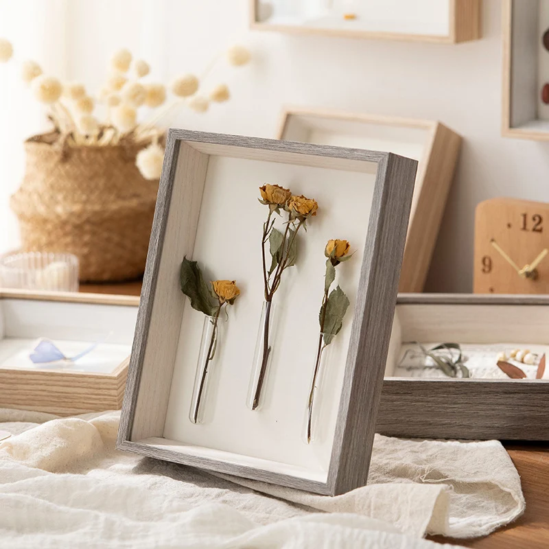 Floral Shadow Box Display Frame für Wohnkultur
