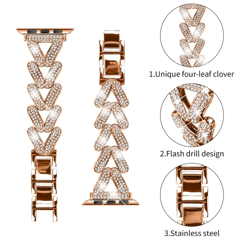 Absolut Elegant Apple Smartwatch Metall Universell Armband