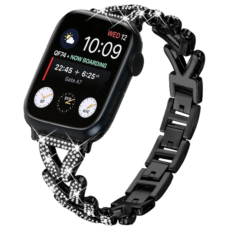 Modisch Apple Smartwatch Metall Universell Armband