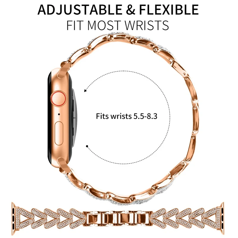 Modisch Apple Smartwatch Metall Universell Armband