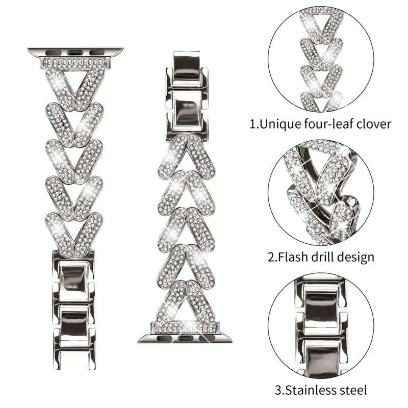 Modisch Apple Smartwatch Metall Universell Armband