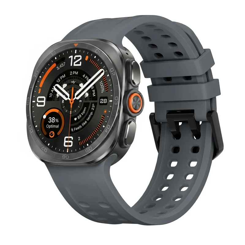 Samsung Galaxy Watch Ultra 2 Silikonarmband (Dunkelgrau)