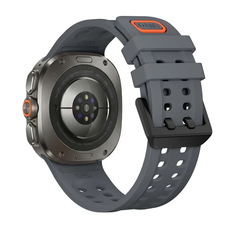 Samsung Galaxy Watch Ultra 2 Silikonarmband (Dunkelgrau)