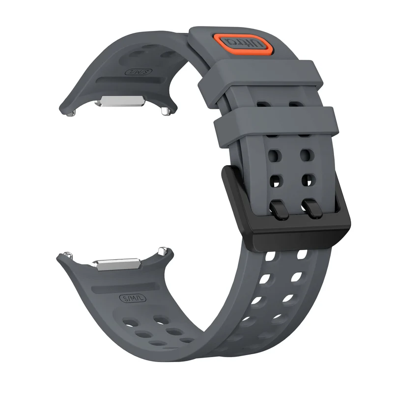 Samsung Galaxy Watch Ultra 2 Silikonarmband (Dunkelgrau)