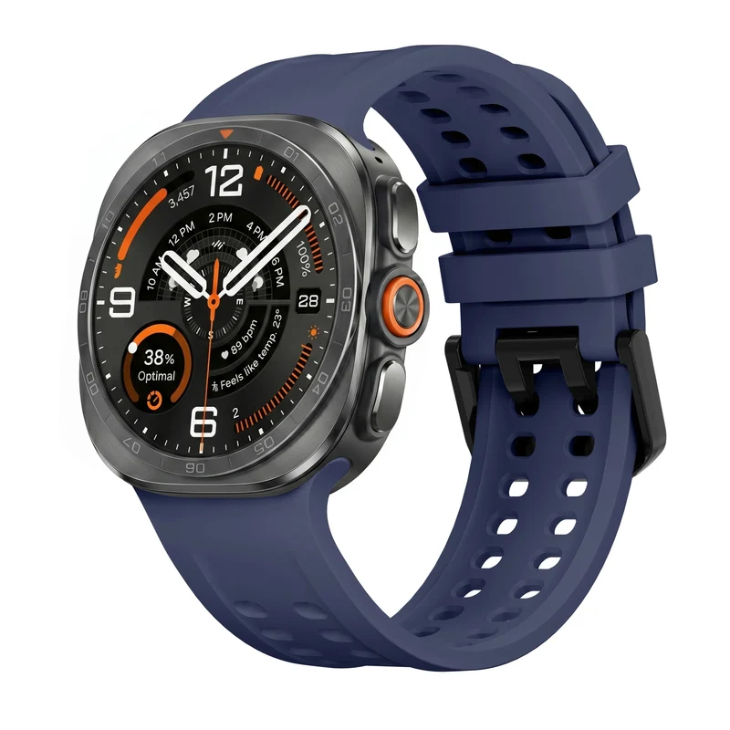 Samsung Galaxy Watch Ultra 2 Silikonarmband (Dunkelblau)