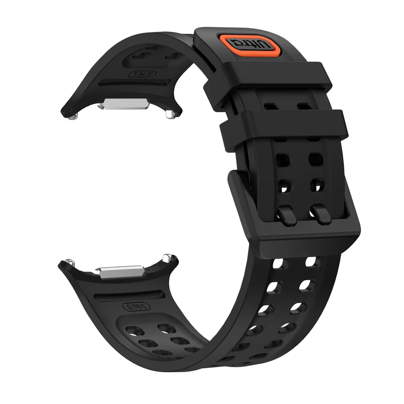 Samsung Galaxy Watch Ultra 2 Silikonarmband (Schwarz)