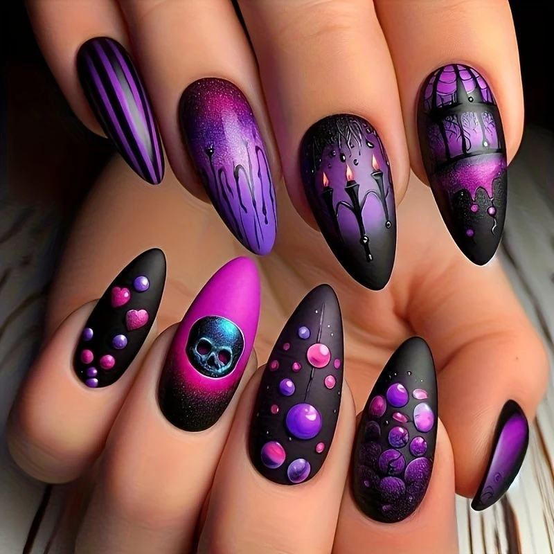 Künstlerische Fantasie Nagelkunst