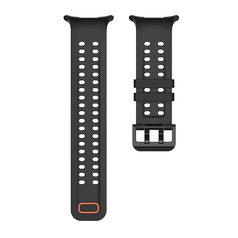 Samsung Galaxy Watch Ultra Silikonarmband (Schwarz)