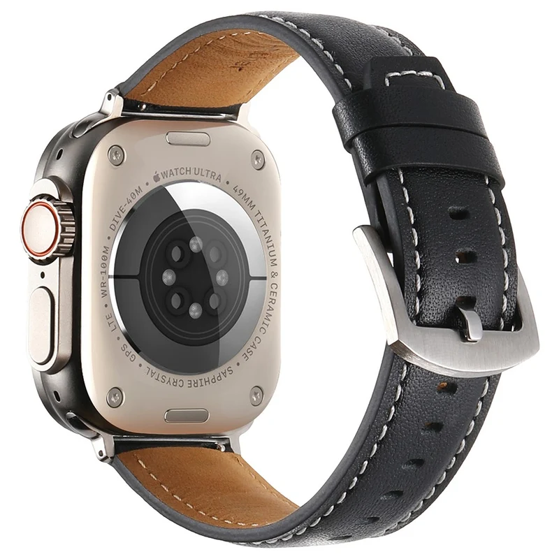 Bemerkenswert Reizvoll Apple Smartwatch Echtes Leder Universell Armband