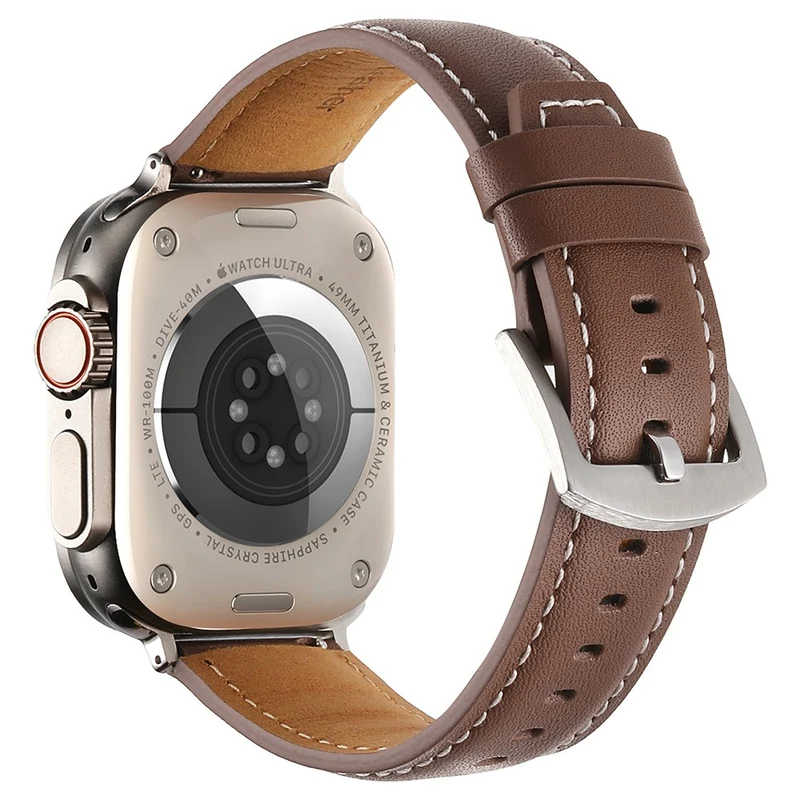 Mega Stylisch Apple Smartwatch Echtes Leder Universell Armband