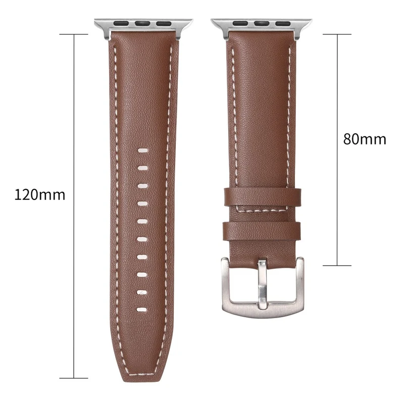 Mega Stylisch Apple Smartwatch Echtes Leder Universell Armband