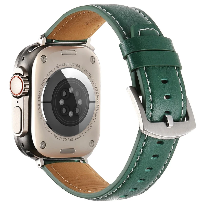 Mega Stylisch Apple Smartwatch Echtes Leder Universell Armband